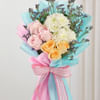 Buy Blush Blooms And Bow Cake Combo