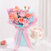 Blush Blooms And Bow Cake Duo Online