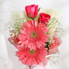 Buy Blush Blooms & Strawberry Vanilla Cake Birthday Combo