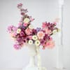 Buy Blush Floral Arrangement In Urn Planter