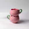 Buy Blush In Blooms Tulip Mugs - Set Of 2