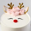 Shop Blush Reindeer Christmas Cake