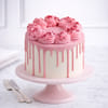 Blush Rosette Red Velvet Cake
