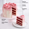 Shop Blush Rosette Red Velvet Cake for Mother's Day