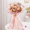 Blushing Blooms Anniversary Bouquet Online