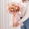 Blushing Floral Elegance Bouquet Online