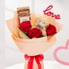 Buy Blushing Love Valentines Day Bouquet