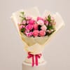 Gift Blushing Pink Rose Handtied Bouquet