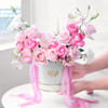 Shop Blushing Pink Roses And Balloons