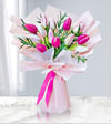 Blushing Pink Tulip Bouquet Online