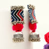 Gift Boho Fabric Jhumkas