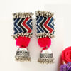 Boho Fabric Jhumkas Online