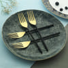 Buy Bold Black Forks (Set of 4)