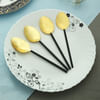 Buy Bold Black Spoons (Set of 4)