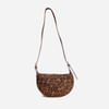 Gift Bold Leopard Print Sling Bag - Brown