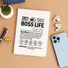 Boss Life Personalized Notebook