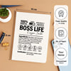 Gift Boss Life Personalized Notebook