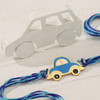 Gift Bountiful Kids Car Rakhi And Chocolate Bar