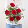 Bouquet of 6 red roses
