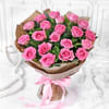 Gift Bouquet of Pink Roses (20 stems)