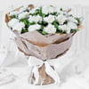 Bouquet of White Carnations (20 stems) Online