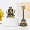 Brass Ganesha And Bell Set