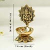 Buy Brass Ganesha Lotus Diya
