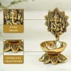 Shop Brass Ganesha Lotus Diya