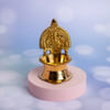 Gift Brass Laxmi Carved Diya with Lindt Chocolate