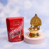 Brass Laxmi Carved Diya with Lindt Chocolate Online