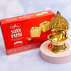 Brass Laxmi Diya with Soan Papdi Online