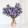 Bright Blue Daisy Valentine's Day Arrangement