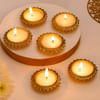 Bright Lights Set of 6 Floral Diyas Online
