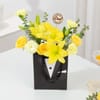 Gift Bright Yellow Lily and Rose Father's Day Bouquet