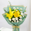 Gift Bright Yellow Lily Bouquet