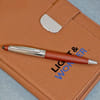 Gift Brown Diary with Pen