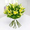 Bunch of 10 Yellow Lilies Online