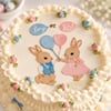 Gift Bunny Baby Shower Cake
