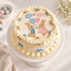 Bunny Baby Shower Cake