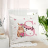 Bunny Bloom Personalized Cushion Online