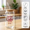 Gift But First Coffee Personalized Glass Tumbler