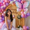 Shop Butterfly Theme DIY Party Balloons Set Pink & Purple - 100 pcs