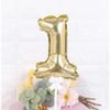 Cake Topper - Foil Balloon - Golden - Single Piece Online