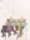 Buy Cake Topper - Happy Birthday Banner - Multi - Single Piece