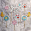 Cake Topper Set - Baby Shower Element - Set Of 9 Online