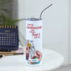 Call Me Antisocial Personalized Stainless Steel Tumbler With Straw Online