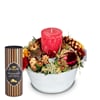 Candle arrangement 'Christmas Light' with Gottlieber cocoa a