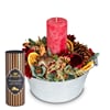 Candle arrangement 'Christmas Light' with Gottlieber cocoa a