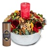 Candle arrangement 'Christmas Light' with Gottlieber cocoa a