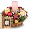 Candle arrangement 'The Magic of Advent' with Bee-Family Swi